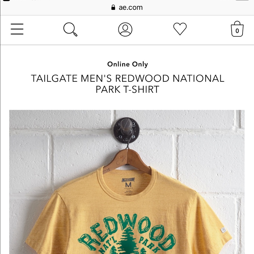 American Eagle Redwoods Tailgate TShirt - Picture 3 of 3